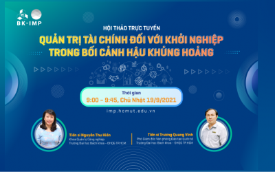 [Hội thảo trực tuyến] – QUẢN TRỊ TÀI CHÍNH ĐỐI VỚI KHỞI NGHIỆP TRONG BỐI CẢNH HẬU KHỦNG HOẢNG