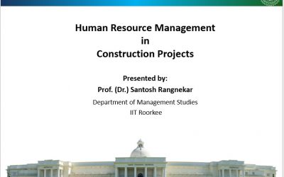 QUẢN LÝ NGUỒN NHÂN LỰC TRONG DỰ ÁN XÂY DỰNG – HUMAN RESOURCE MANAGEMENT IN CONSTRUCTION PROJECT.