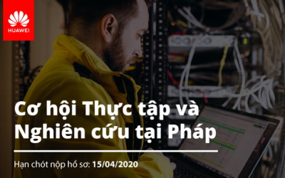 Cơ hội thực tập và nghiên cứu tại Pháp