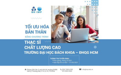TỐI ƯU HÓA BẢN THÂN BẰNG CHƯƠNG TRÌNH THẠC SĨ CHẤT LƯỢNG CAO, TRƯỜNG ĐẠI HỌC BÁCH KHOA – ĐHQG HCM