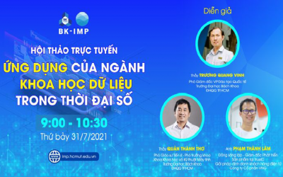 Hội thảo trực tuyến – Ứng dụng của ngành Khoa học Dữ liệu trong thời đại số