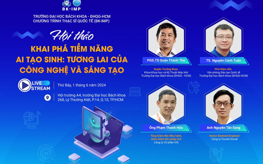 KHAI PHÁ TIỀM NĂNG AI TẠO SINH: TƯƠNG LAI CỦA CÔNG NGHỆ VÀ SÁNG TẠO